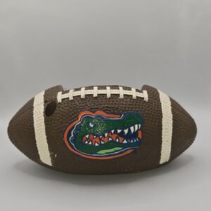 Vtg Florida Gators Football Shaped Notepad Holder Gift for Fans Desk Accessory